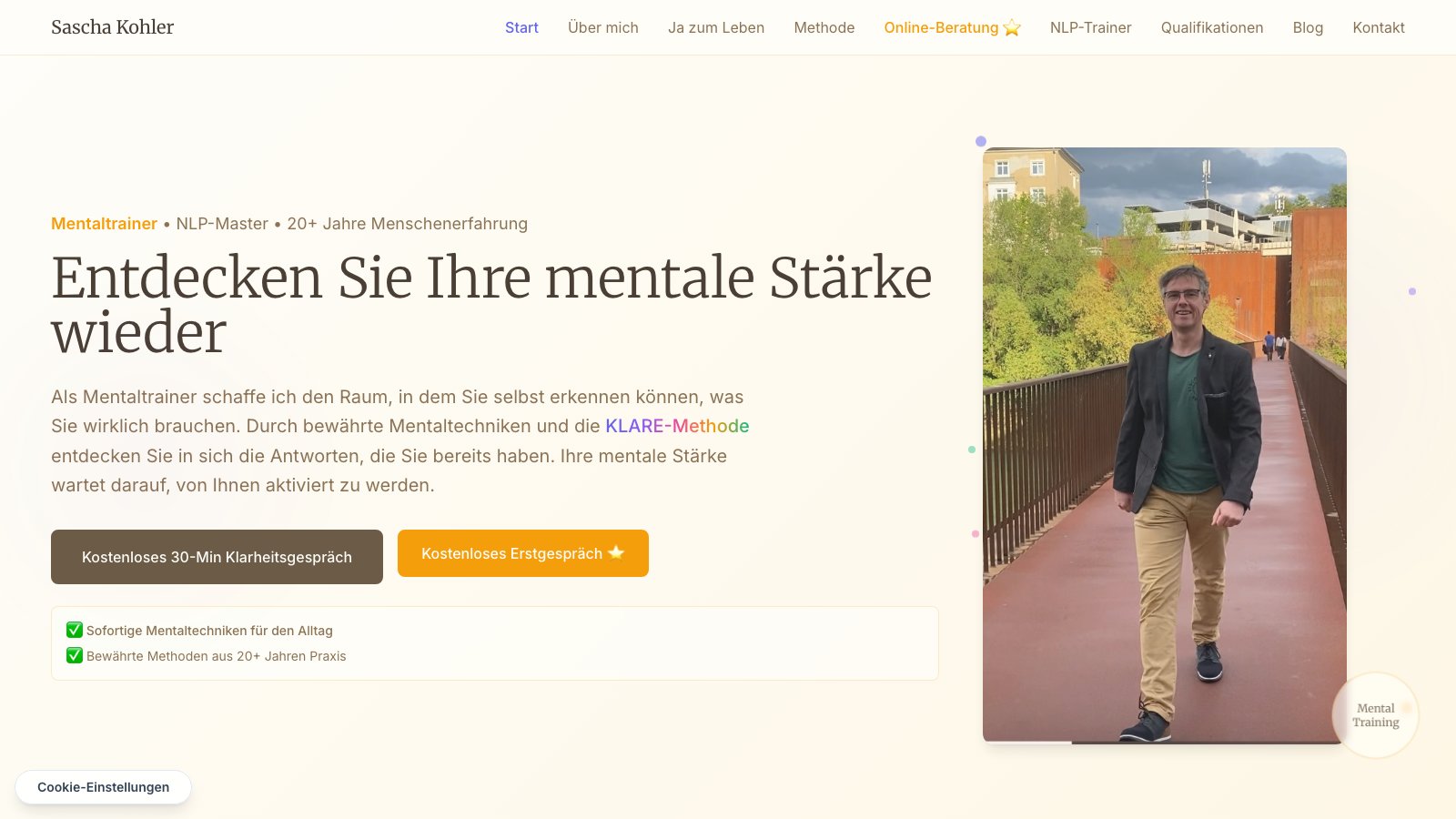 Screenshot sascha-kohler.at